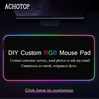 diy custom led light mousepad rgb keyboard cover desk mat colorful surface mouse pad waterproof multi size computer gamer dota