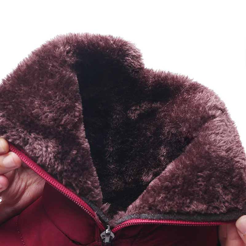 2019 женские зимние ботинки теплые меховые на платформе с хлопковой подкладкой