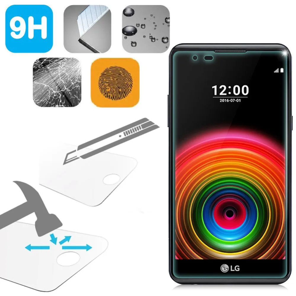 Закаленное стекло X Power 9H для LG power Защитная пленка экрана K220DS K220 LS755 US610 K450 чехол