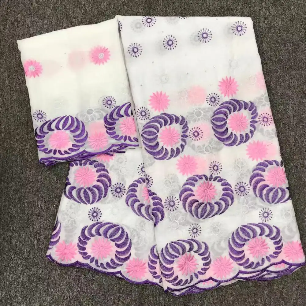 Африканская кружевная ткань высокого качества хлопковое кружево для женщин 100%