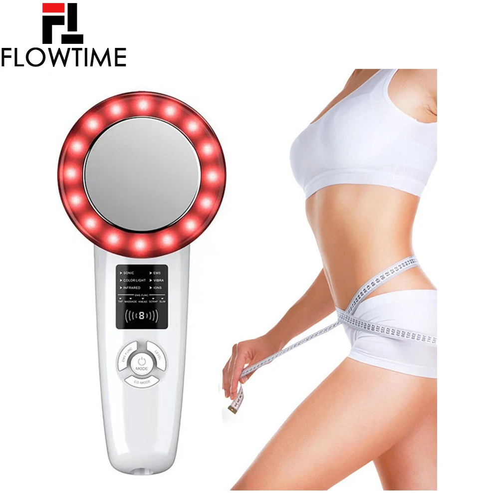 6 в 1 EMS ультразвуковая кавитация массажер для тела Гальваническая машина