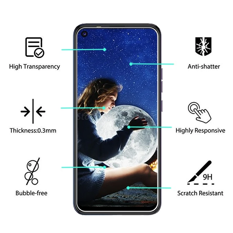 2 шт. чехол из закаленного стекла для Tecno Camon 15 12 11 Pro Air Premier 11S Защитная пленка Tecon I4 I