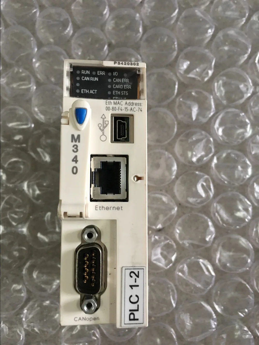BMXP3420302 Schneider Электрический модикон BMX-P342-0302 используется в хорошем состоянии |