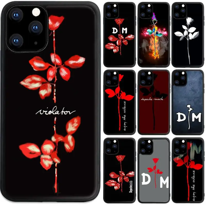 

Depeche-Mode-Violator-DM-depeche Phone Case For Iphone 5 SE 2020 6 6s 7 8 plus X Xr XS 11 12 Mini Pro Max PC Fundas Cover