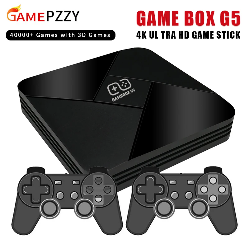 

Игровая приставка G5 S905L, Wi-Fi, 4K HD, суперконсоль X, 50 + Эмулятор 40000 + игр, Ретро ТВ-приставка, для PS1/N64/DC