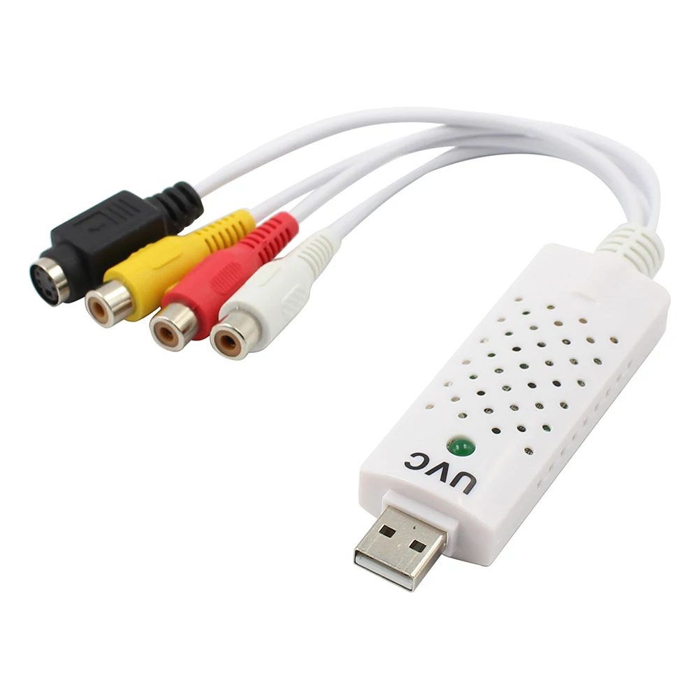 USB 2 0 видеозахват ТВ DVD VHS видеорегистратор Захват адаптер карты с аудио Поддержка