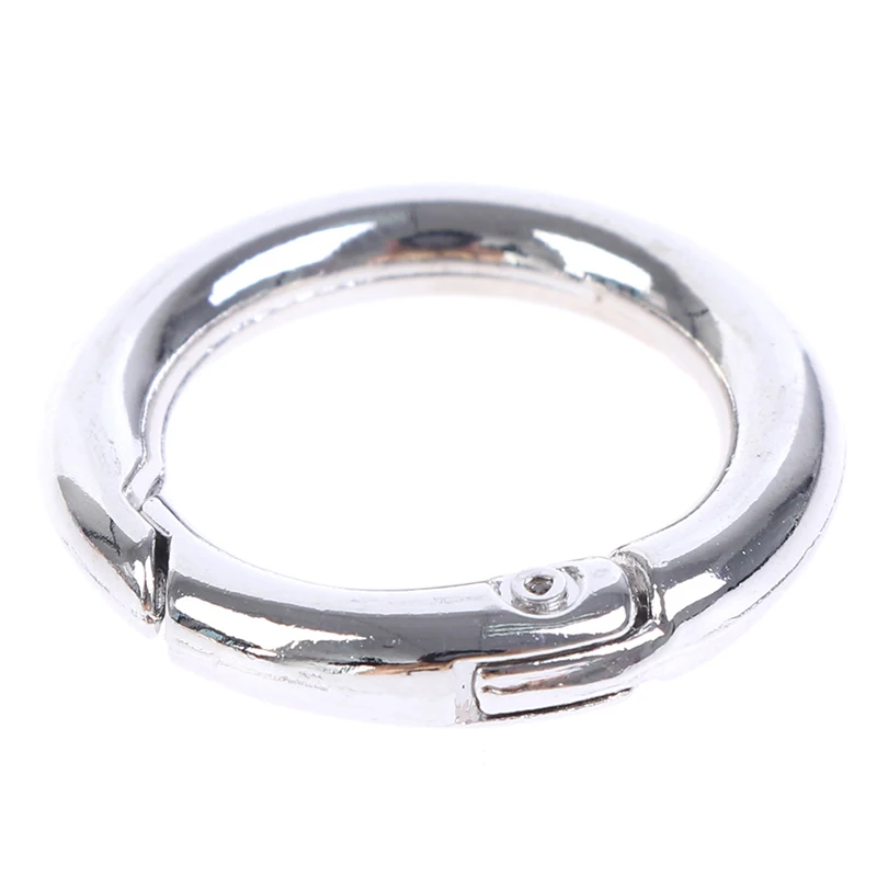 

10pcs/lot Rhodium Keyring Key Chains (Never Fade) Round Split Ring Key Rings Bag For Jewelry Diameter 25mm/28mm