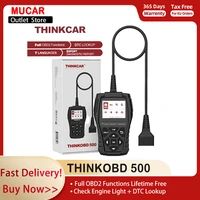 thinkcar thinkobd 500 obdii scanner on board diagnostics full code reader lifetime free update automotive diagnosis report
