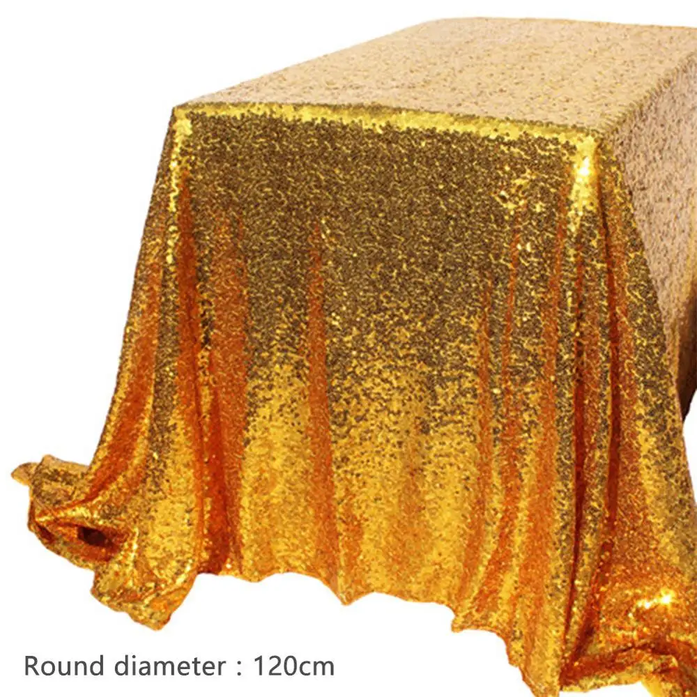 1х скатерть с блестками блестящая круглая и прямоугольная для свадебного