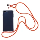 Чехол для iPhone 11 Pro Max Xs Max Xr 6 7 8 Plus, прозрачный чехол из ТПУ с цепочкой и шнурком для переноски