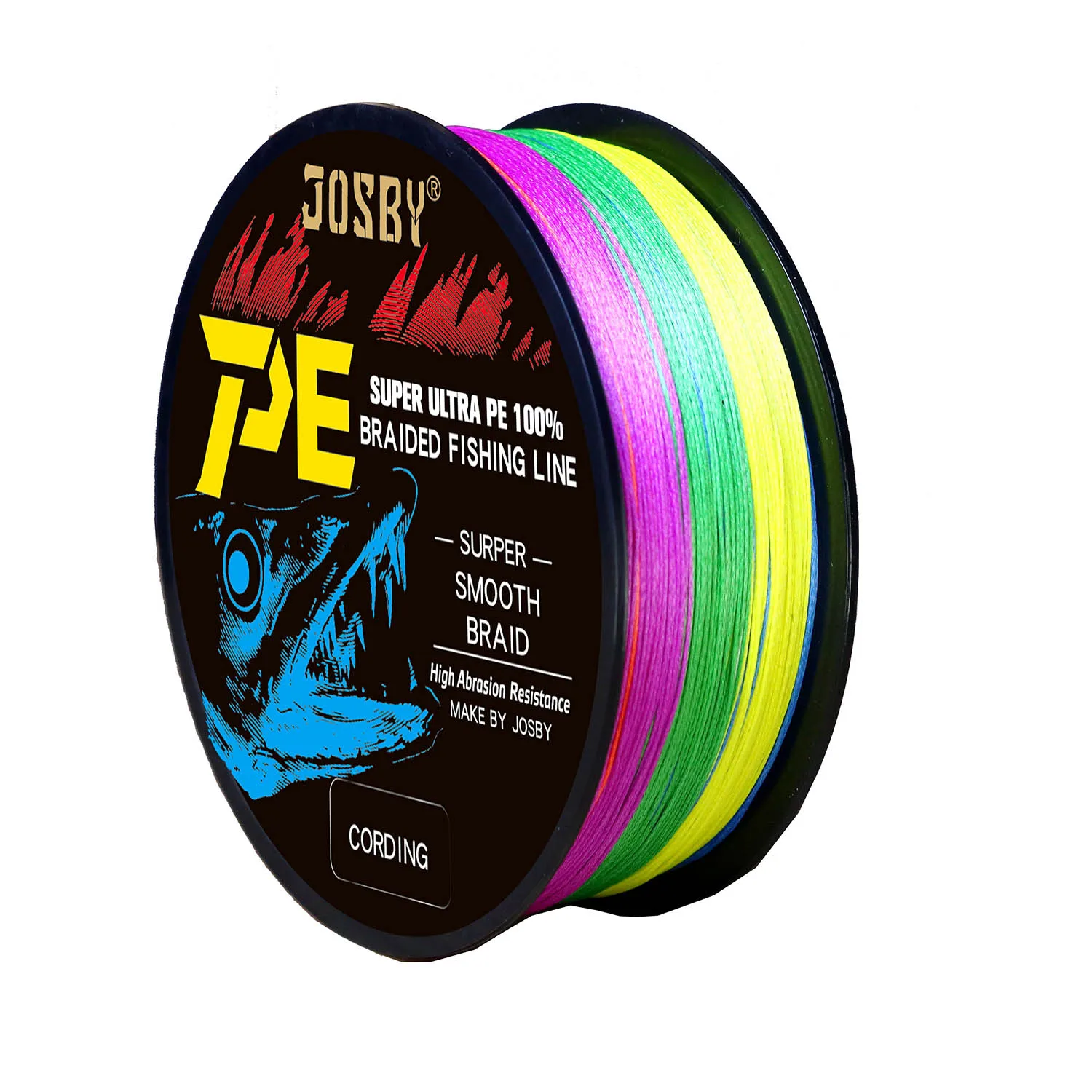 

JOSBY Fishing Line 9 Strands 500M 1000M 300M 100M Multicolor Braided Smooth Sea Saltwater Carp Weave Extreme 100% PE Tool