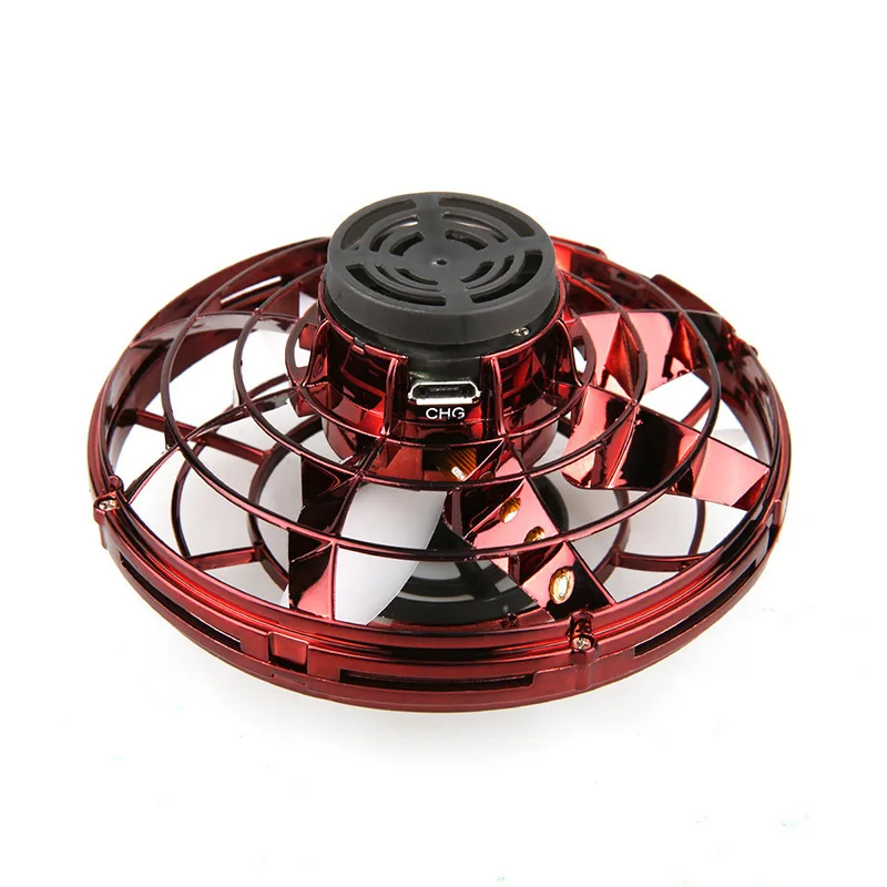 

Flynova Mini Drone LED UFO type Flying Helicopter spinner Fingertip Upgrade Flight Gyro Drone Aircraft Toy Adult Kids Gift