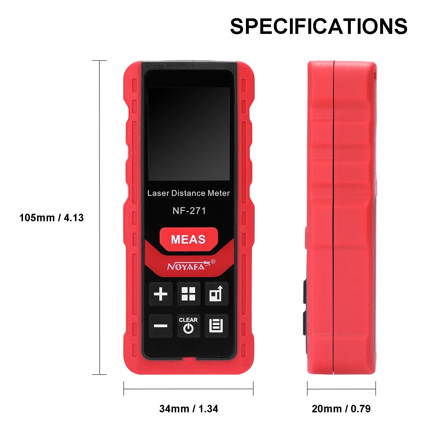 

Digital Distance Meter Support Distances Area Volume Pythagorean Measurement 70M laser rangefinder distance meter range finder