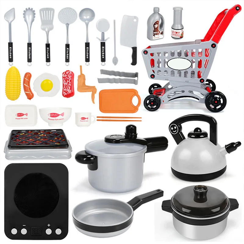 Один набор детской кухонной утвари аксессуары для приготовления пищи игрушка