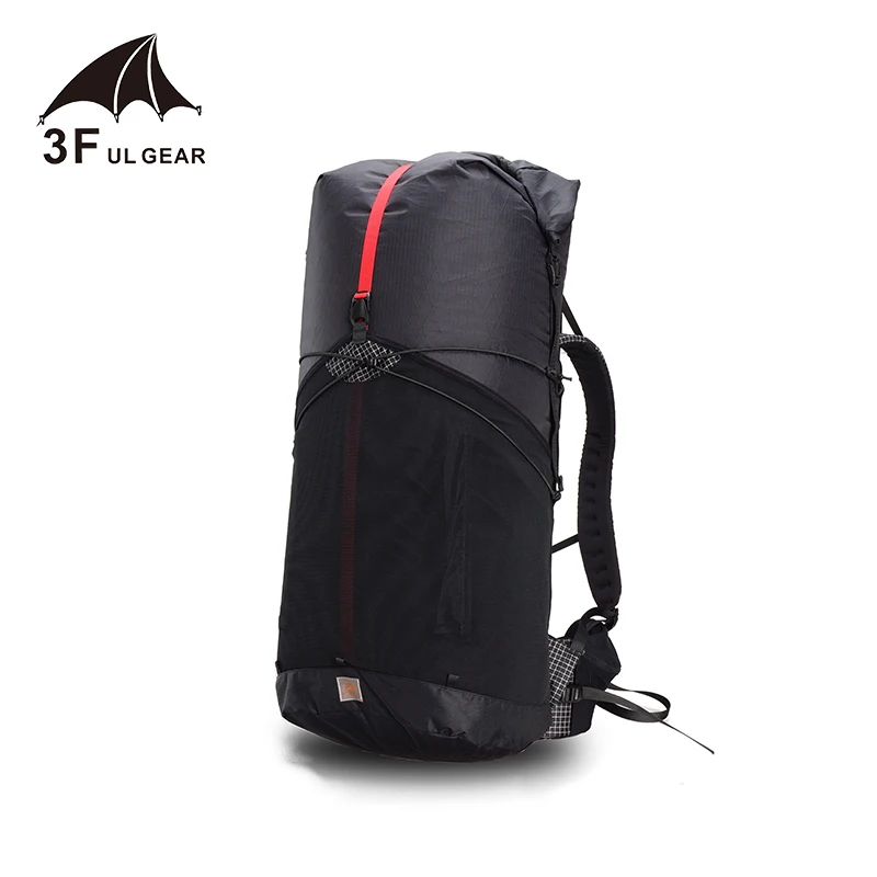 

3F UL GEAR Backpack Ballistic 55 Ultra Light Camping Backpack Lightweight Travel Backpack Outdoor Sports Mountaineering Backpack