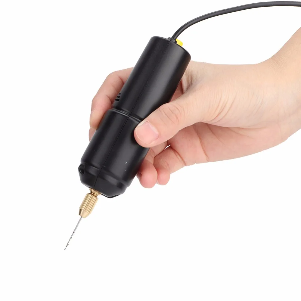 Портативные маленькие электрические мини дрели ручная микро USB дрель с 3