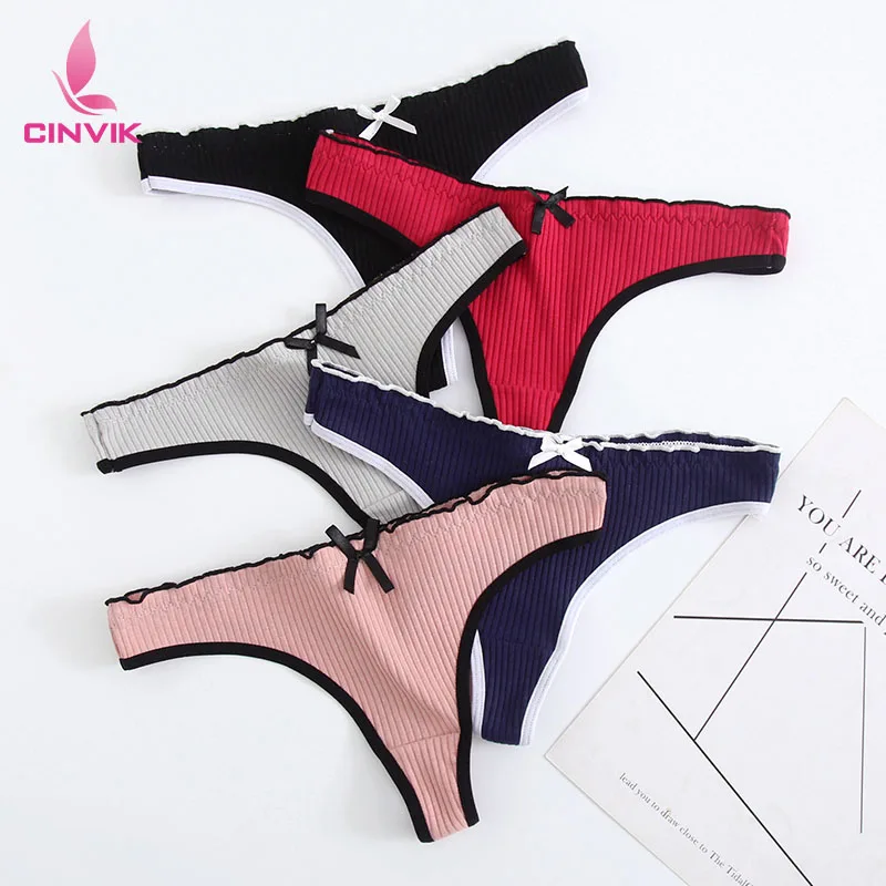 

Fashion Lace Ladies Sexy Thongs Comfortable Close-Fitting Low-Waist Breathable G-String Hollow Women's Solid ColorPanties 3Pcs