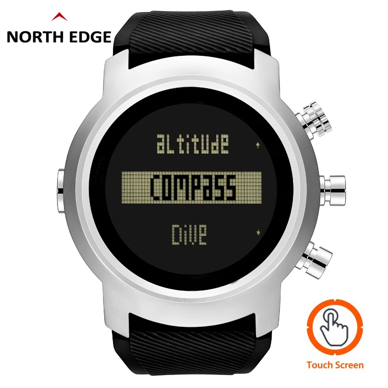Men Diver Watch Waterproof 100m Smart Digital watch sport military army diving Watch Altimeter Barometer Compass clock NORTHEDGE
