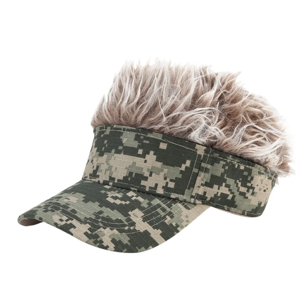 Бейсболка для гольфа с имитацией стиля Кепка волосами солнцезащитный козырек