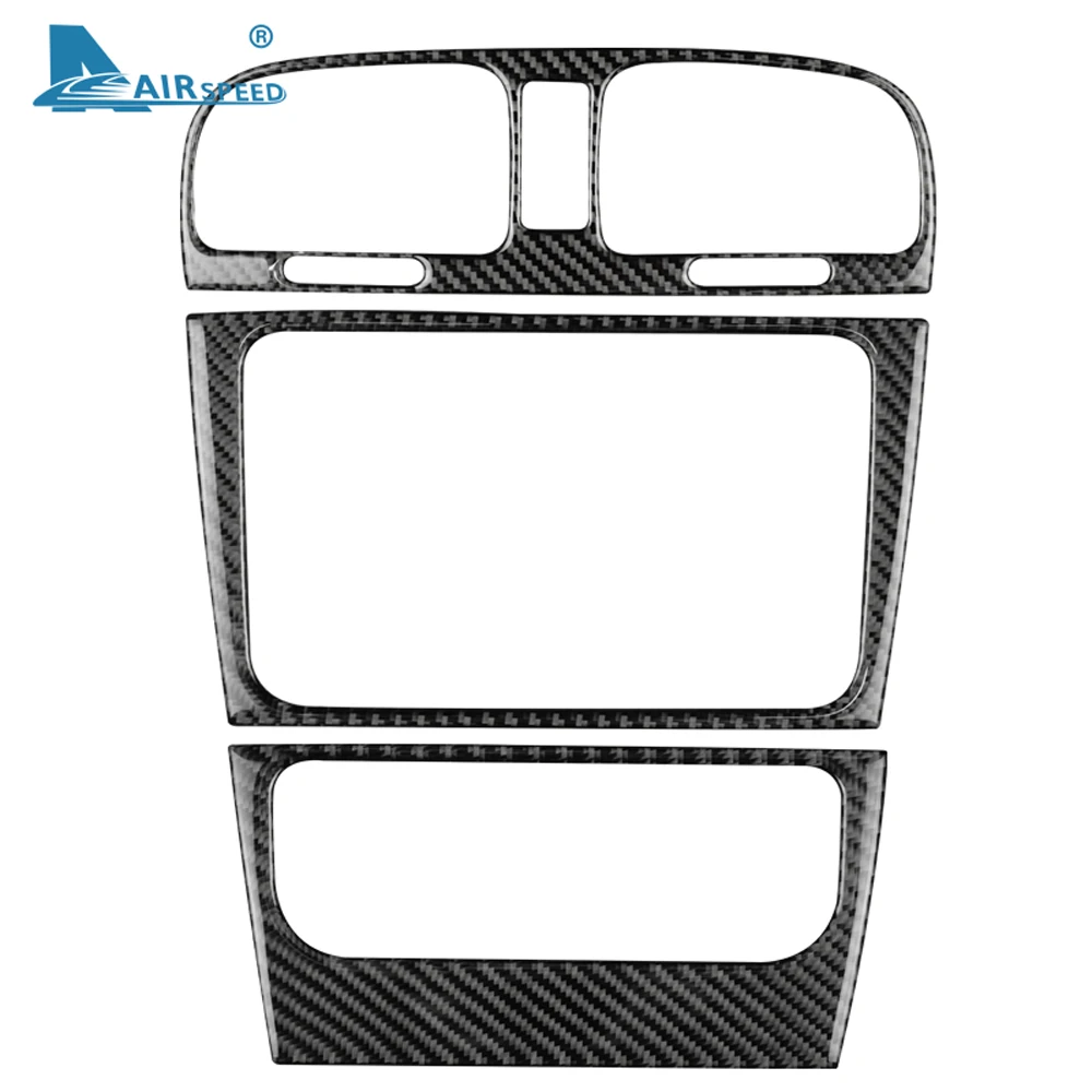 AIRSPEED for Volkswagen VW Golf 6 GTI R 2008-2013 Accessories Carbon Fiber Sticker Car Central Control Panel Frame Interior Trim |