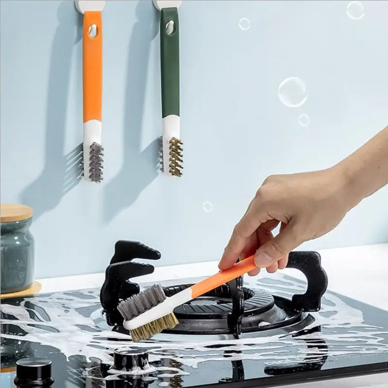 

Multifunctional Gas Stove Cleaning Brush Range Hood Groove Gap Brushes Derusting Wire Rust Remover Decontamination Kitchen Tools