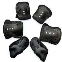 6pcsset skateboard ice roller skating protective gear elbow pads wrist guard cycling riding knee protector for kids men women