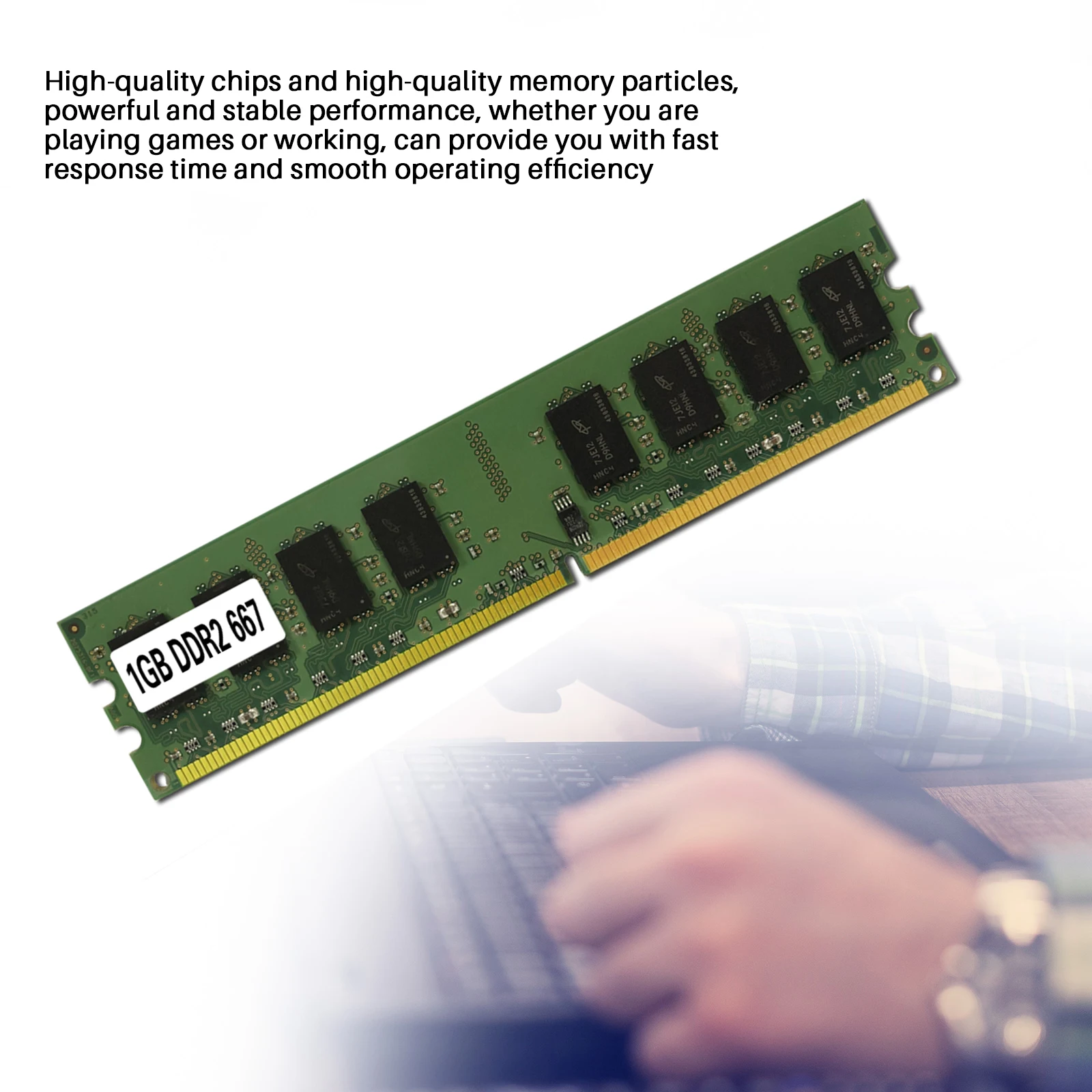 Сменная карта памяти для настольного компьютера DDR2 667 МГц 1 ГБ модуль электронный
