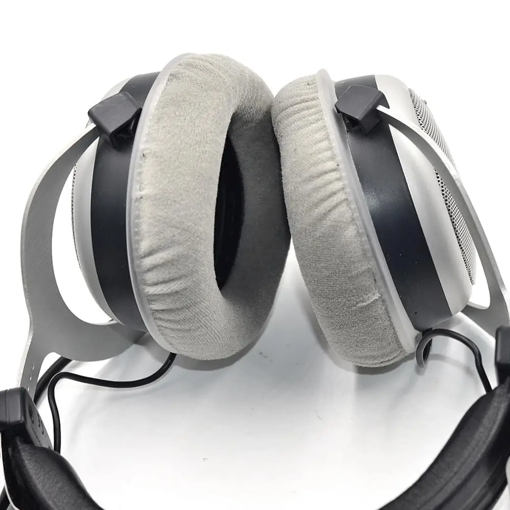 Мягкие протеиновые бархатные поролоновые амбушюры для наушников Beyerdynamic DT440 DT660