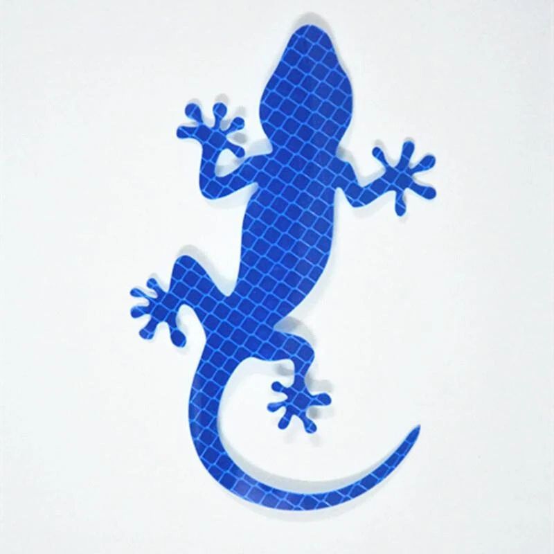 

2Pcs Car Reflective Sticker Safety Warning Mark Cars Auto Exterior Accessories Night Driving Warning Gecko Strip Light Reflector