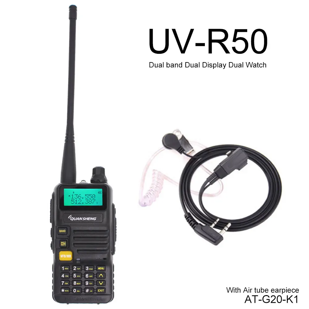 Портативная рация QuanSheng UV R50 5 Вт 136 мАч 174 400 МГц 520 2000 МГц|Рации| |