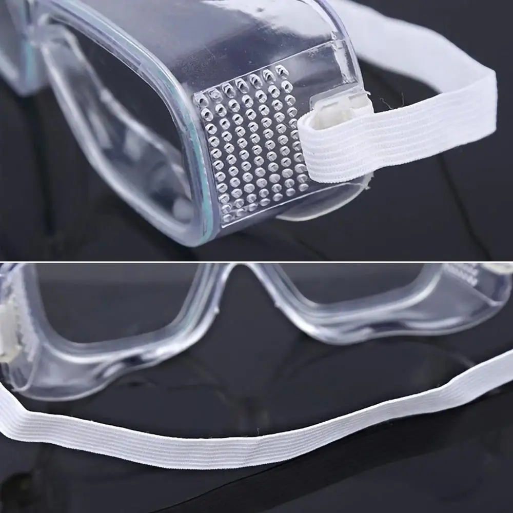 

1PC Safety Glasses Transparent Dust-Proof Glasses Lab Exam Eyewear Splash Protective Anti-wind Glasses Anti-fog Goggles
