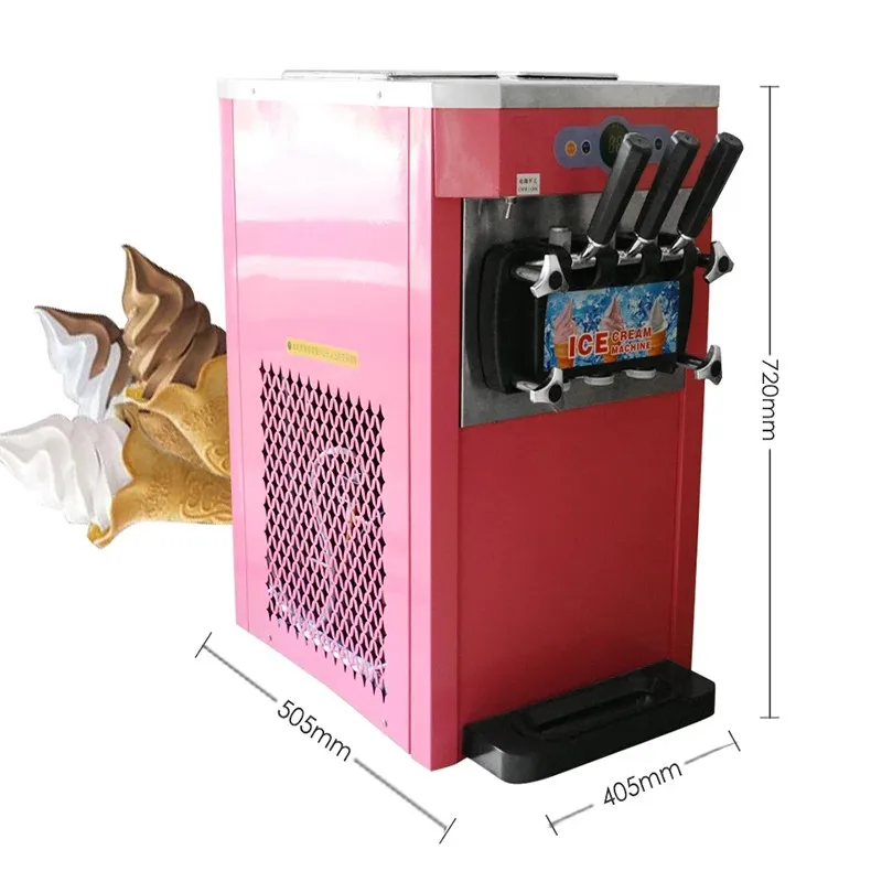 

Brand 2021 New 1200W Commercial Soft Ice Cream Machine In Hot Selling