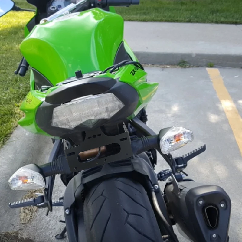 Подходят для kawasaki Ninja ZX 6R ZX6R 2009 2018 10R ZX10R 2008 держатель номерного знака Кронштейн
