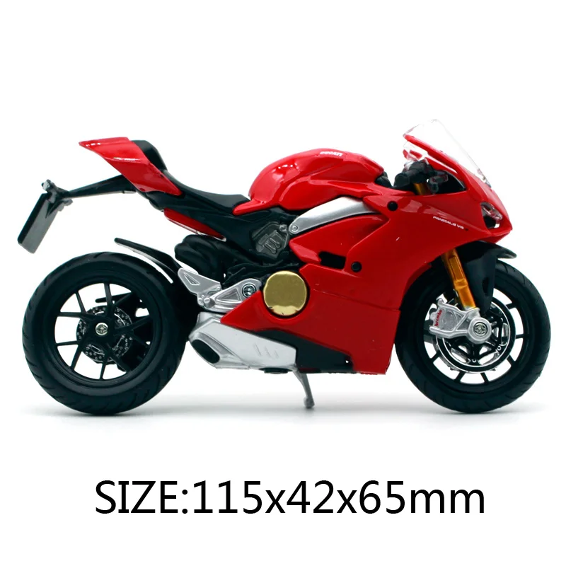 Модель мотоцикла Ducati Panigale V4 Bburago 1:18 литые игрушки новая коробка Бесплатная