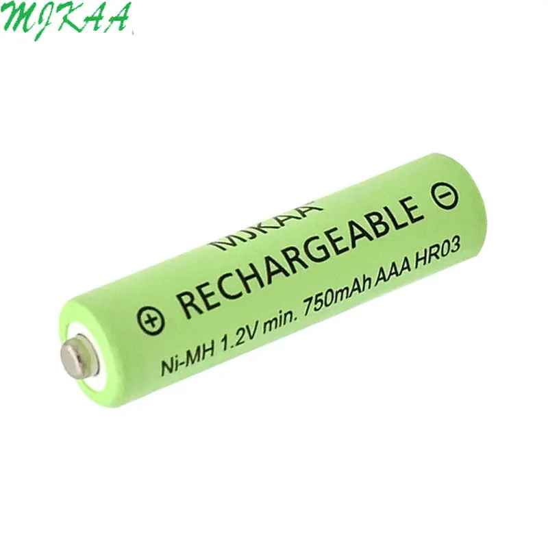 MJKAA 750mAh 1 2 V Ni-MH аккумулятор большой емкости AAA для питания фонарика и игрушек |