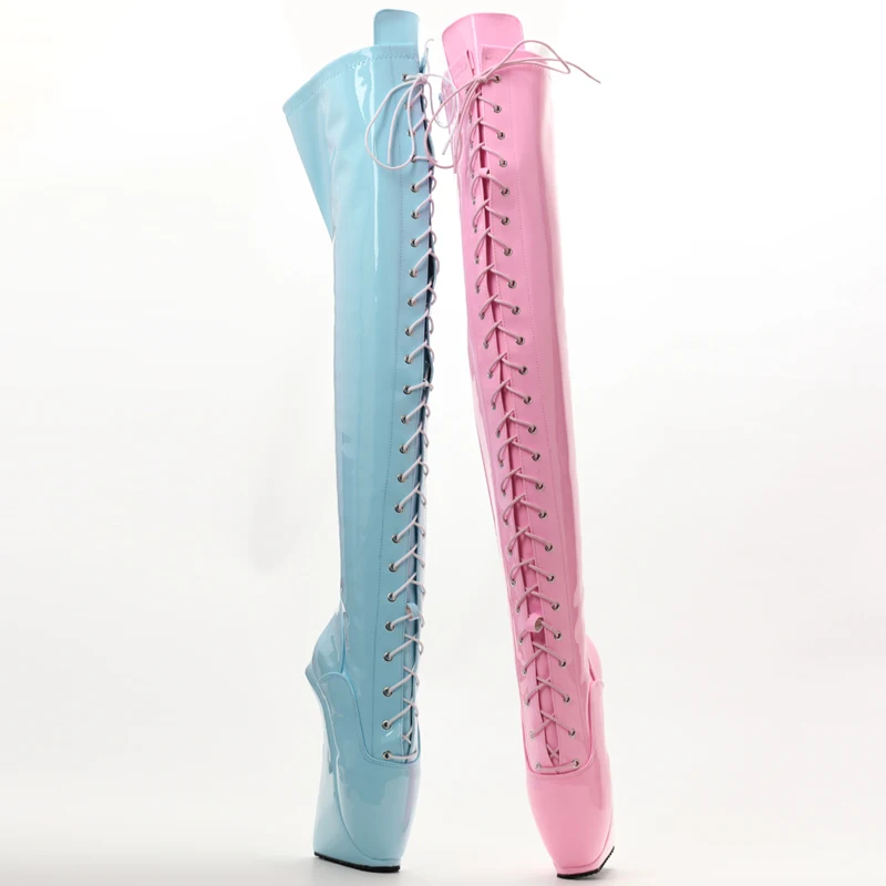 Сапоги-чулки женские на очень высоком каблуке 18 см/7 дюймов | Обувь