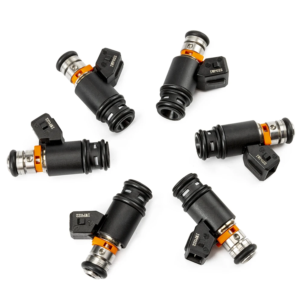 6 шт. Топливные форсунки для VW Golf Jetta 1999 2002 EuroVAN 97 99 00 V6 2.8L Новый IWP022 021906031D 021906031B IWP