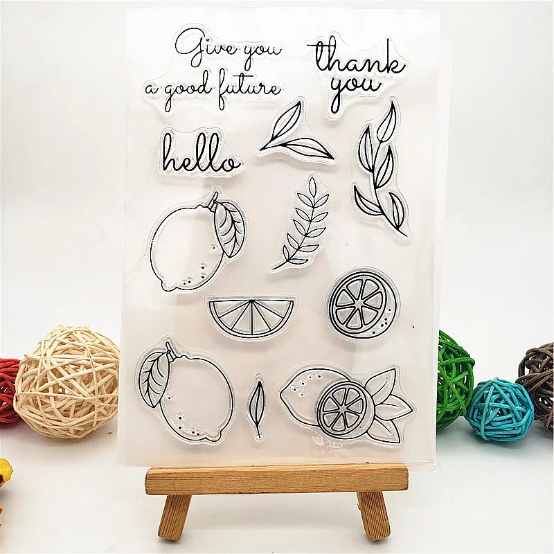 

Прозрачные силиконовые штампы, 11x16 см