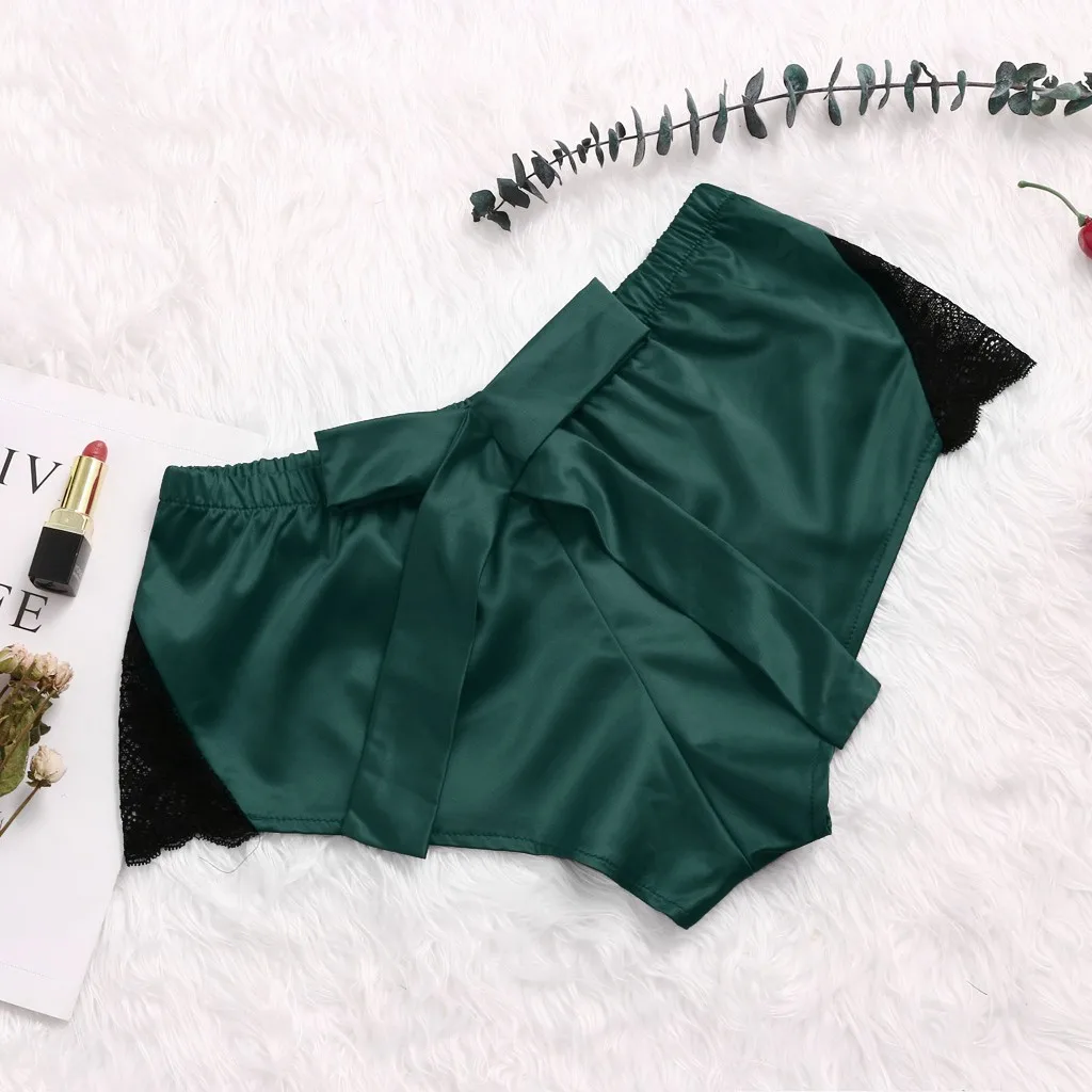 3xl шелковый атлас Шорты пижамные штаны для мужчин женщин обувь девочек