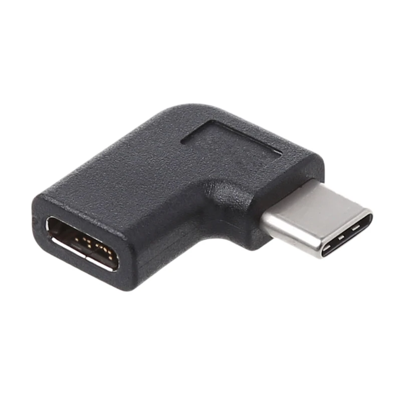 Лучшие предложения 90 градусов правый угол USB 3 1 Тип C папа к женскому USB-C адаптер