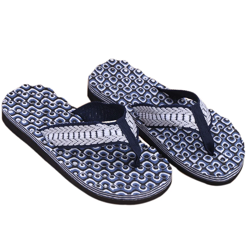 Шлепанцы мужские из ЭВА летние тапочки для дома ванной плоская подошва