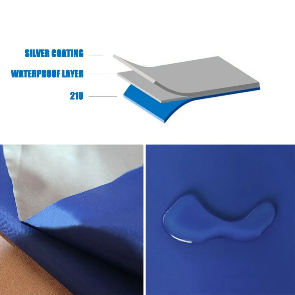 

Swimming Pool Cover Blue Cloth Round Mat Family Garden Rainproof Dust Cover UV Resistant Mat Home Pool Protective Cover