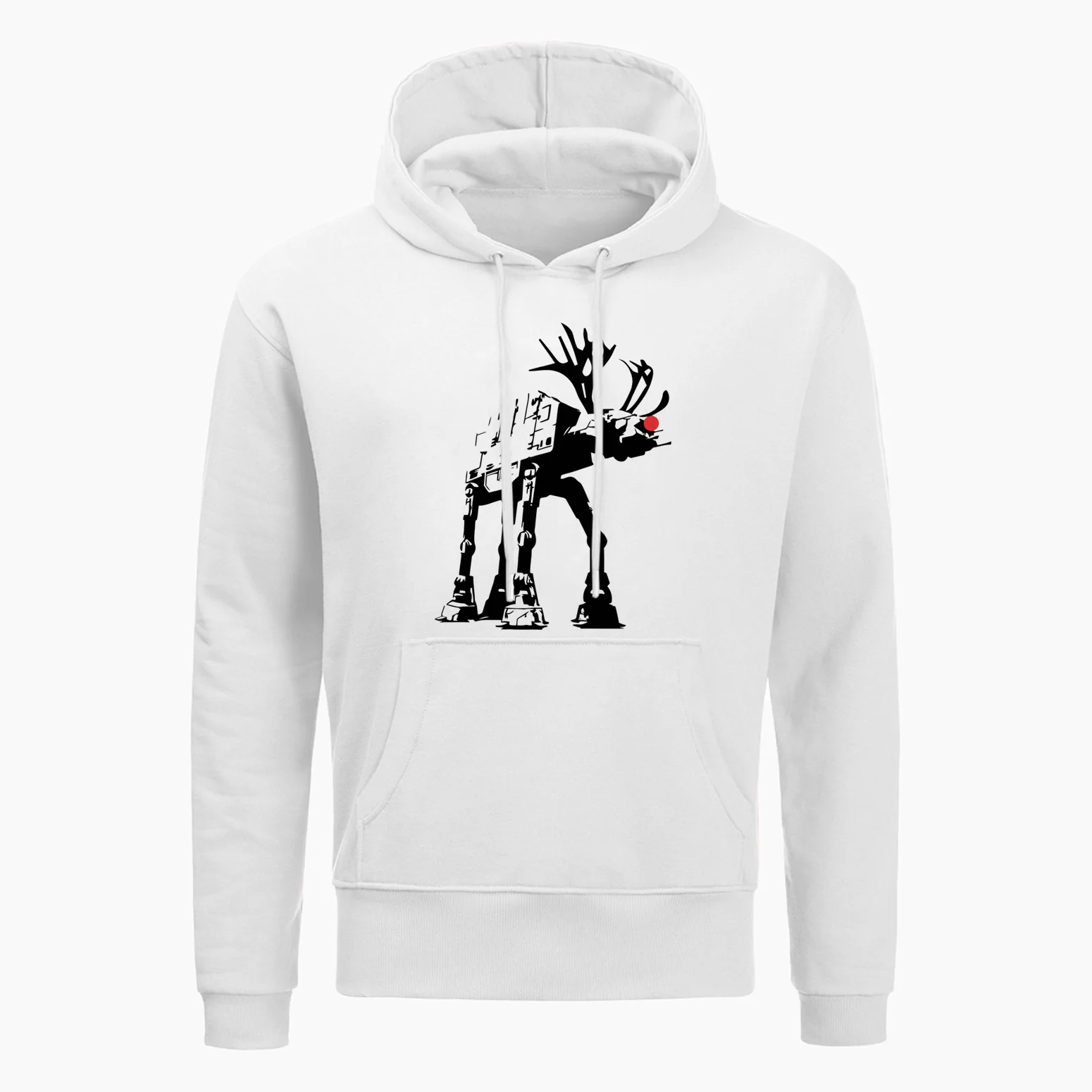 Новые толстовки Star Wars с забавным оленем, AT-TE, Уокер, модная Толстовка с принтом, осенние мужские толстовки в стиле хип-хоп, Harajuku Sweetshirt - Цвет: White 6
