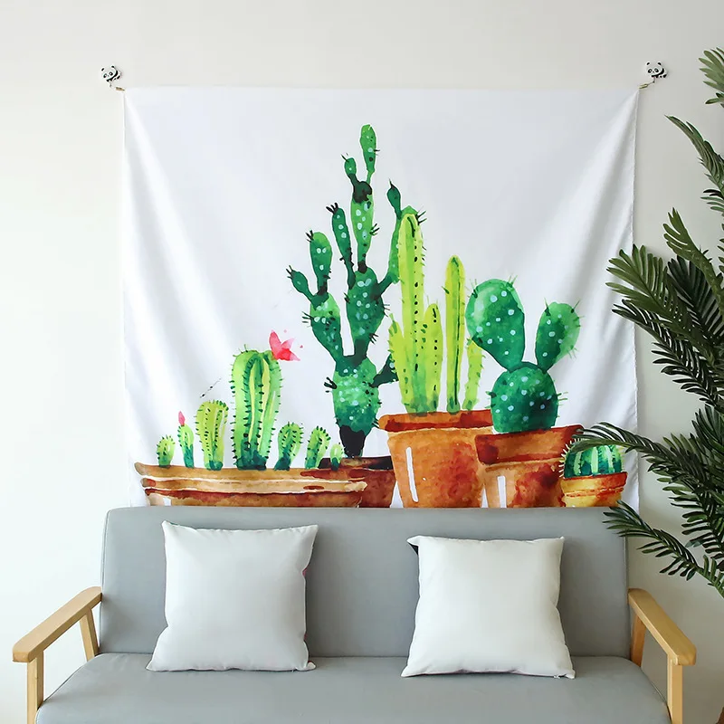 3D Печатный гобелен звездное небо тропические растения настенный дом домашний