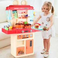 kids kitchen play house toy miniature mini plastic food girl kids cutting vegetables fruits cooking house set toy for children