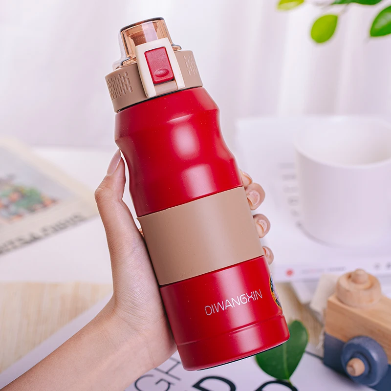 500/680 мл двойная Изолированная бутылка из нержавеющей стали термос для воды