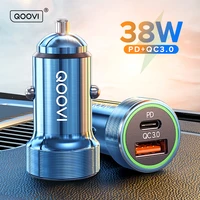 pd usb c car charger quick charge 4 0 3 0 38w fast charging for iphone 12 11 xs x xr 8 7 xiaomi qc4 0 qc3 0 type c phone charger