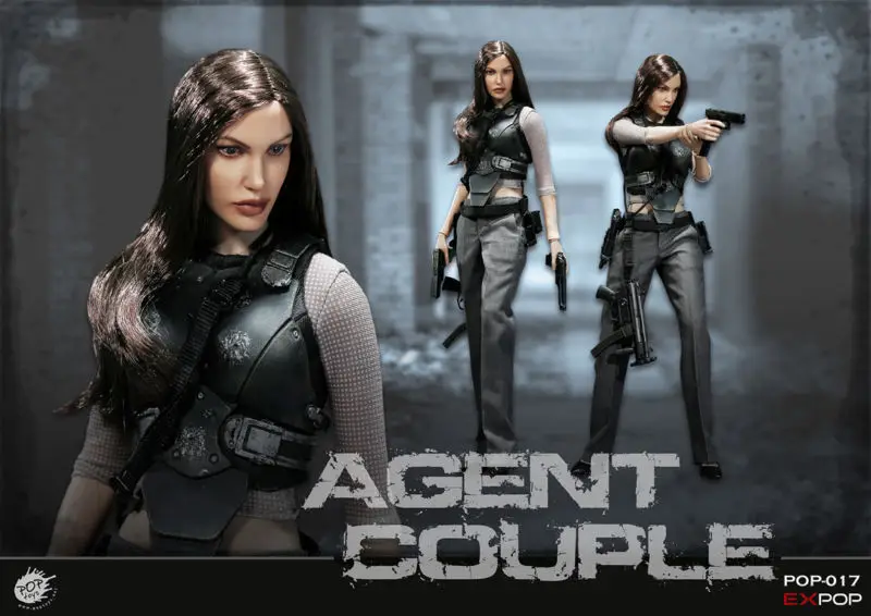 Полный набор женских фигурок из серии EX017 Angelina Jolie Mrs Smith Боевая фигура