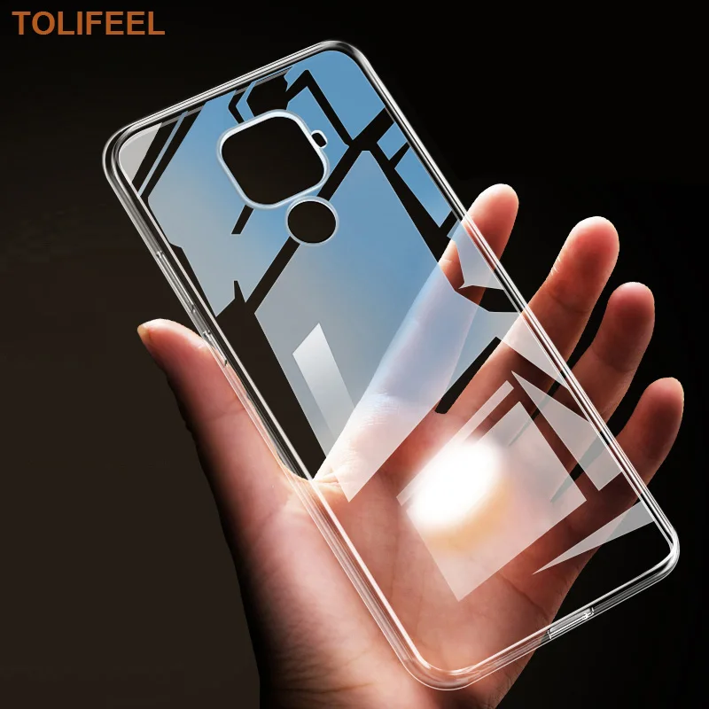 Чехол TOLIFEEL для Huawei Nova 5i Pro Мягкий Силиконовый ТПУ прозрачный чехол-бампер 5iPro