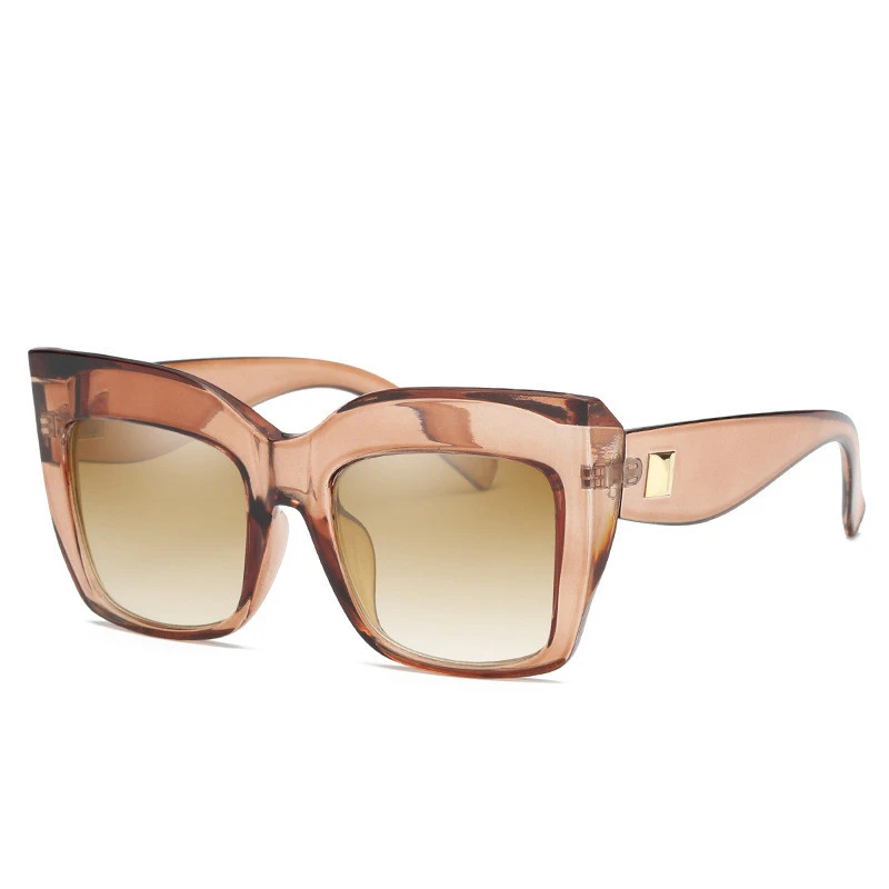 

Fashion Sunglasses Square Vintage Women Cool Oversize Gradient Sun Glasses Outdoor Driving UV400 Summer Shades